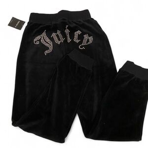 Rhinestone Juicy Couture Velour Joggers